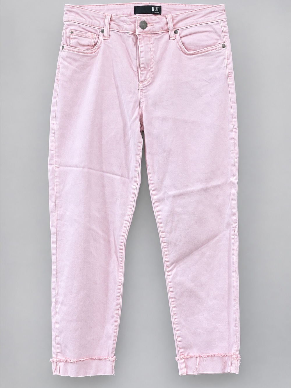 Kut from the Kloth Light Pink Ankle Crop Jeans